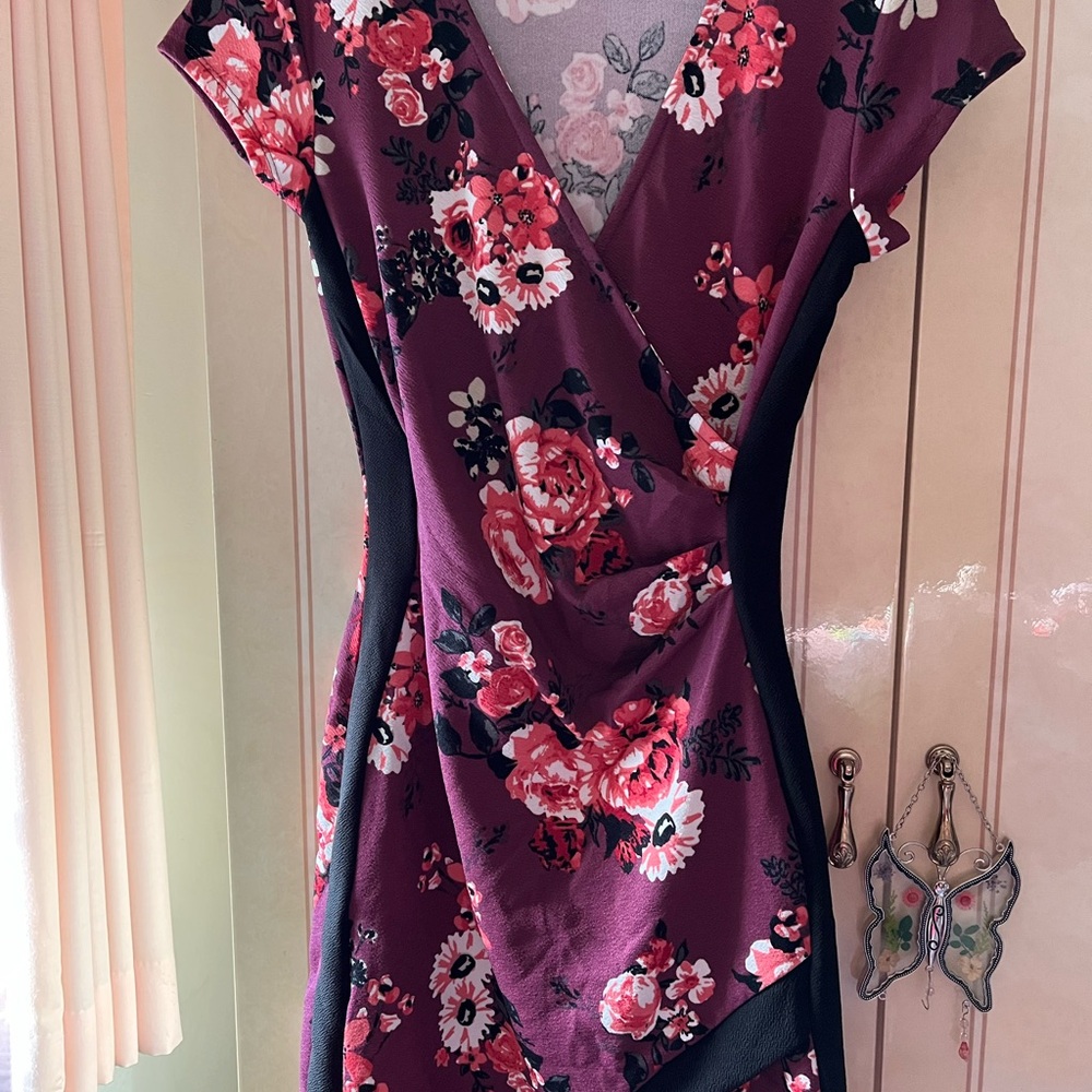 Floral Wrap Dress